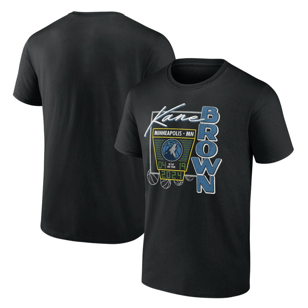 Kane Brown x Minnesota Timberwolves T-Shirt Black | Fanatics Lifestyle