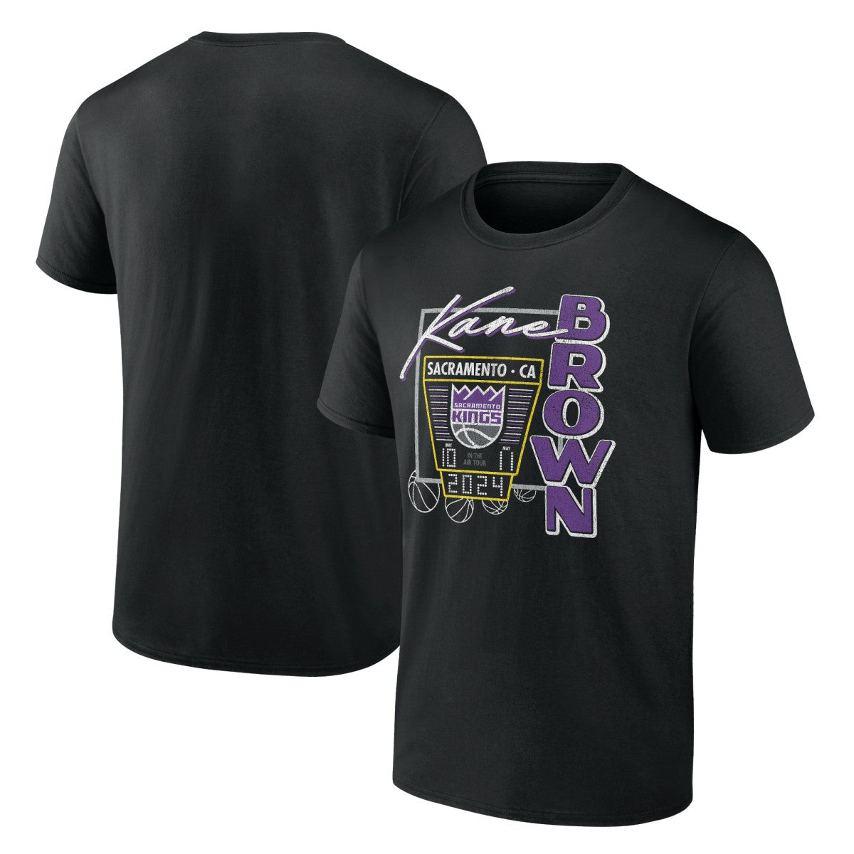 Kane Brown x Sacramento Kings T-Shirt Black | Fanatics Lifestyle