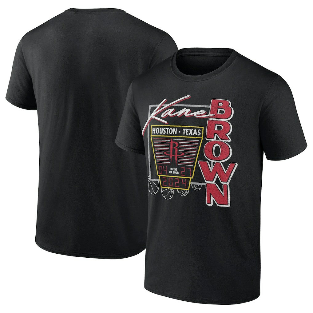 Kane Brown x Houston Rockets T-Shirt Black | Fanatics US