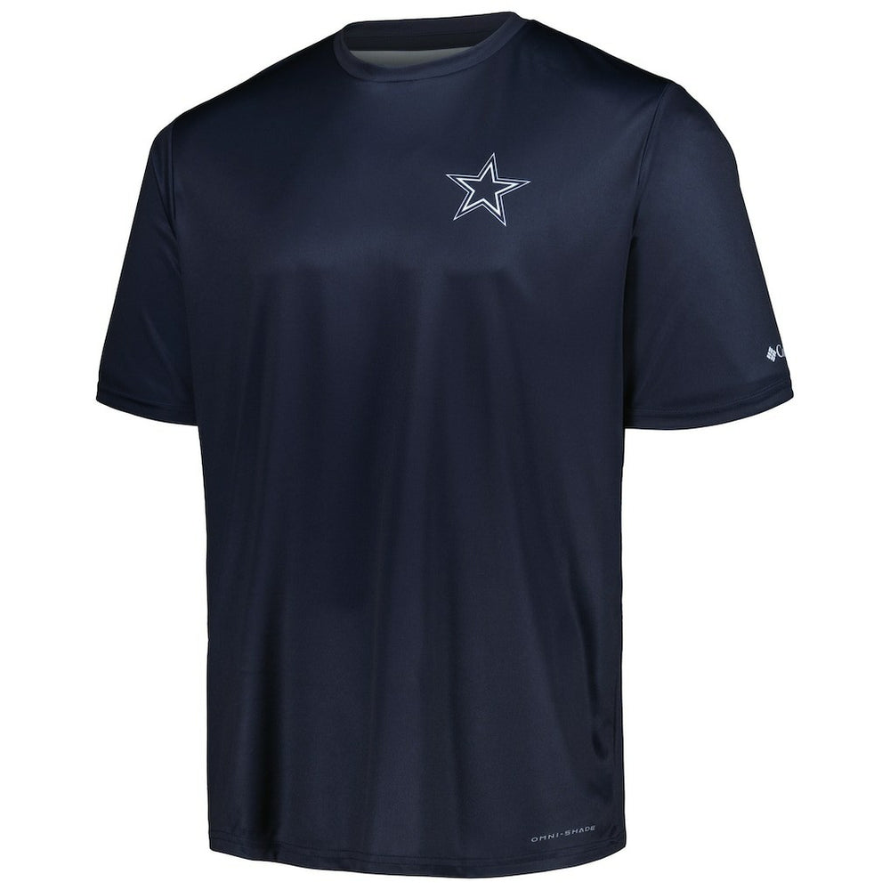 Columbia Dallas Cowboys Terminal Tackle Omni-Shade Texas T-Shirt Navy