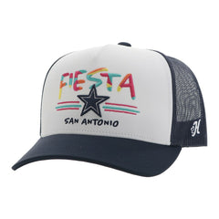 Dallas Cowboys HOOey NFL Fiesta Adjustable Trucker Hat – White/Navy