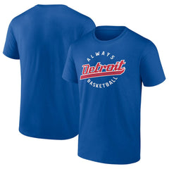 Detroit Pistons Full Court Press T-Shirt Blue