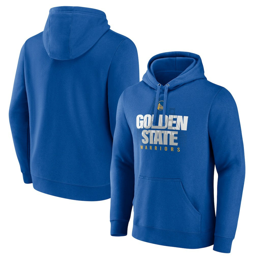 Golden State Warriors Pick & Roll Coverage Pullover Hoodie Royal