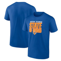 New York Knicks Pick & Roll Coverage T-Shirt Blue | New Era online