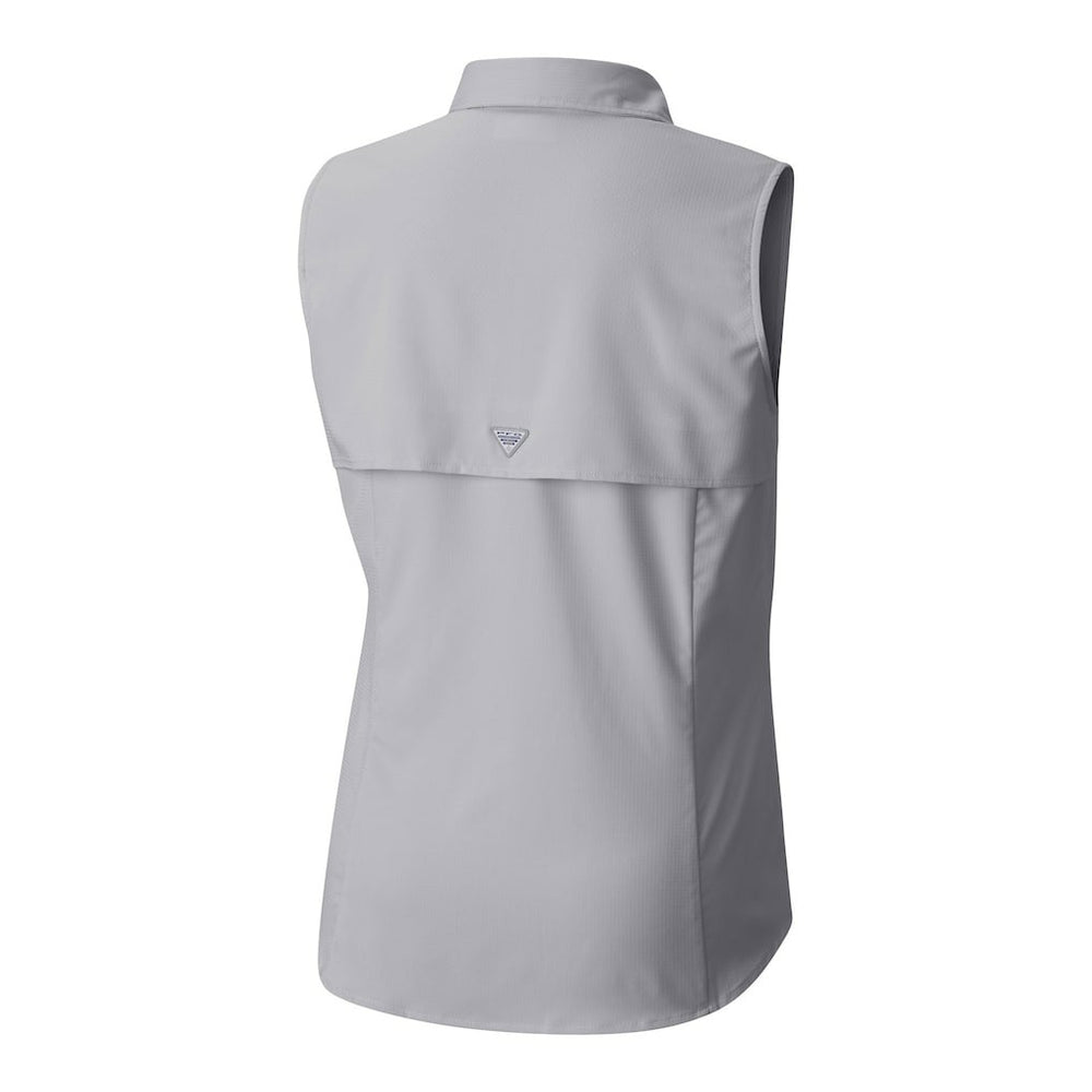 Columbia Arizona Cardinals Women's PFG Tamiami Omni-Shade Sleeveless Button-Up Shirt Gray