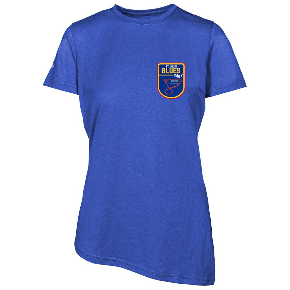St. Louis Blues Levelwear Women's Retro Birch T-Shirt - Blue - NHL 201275360