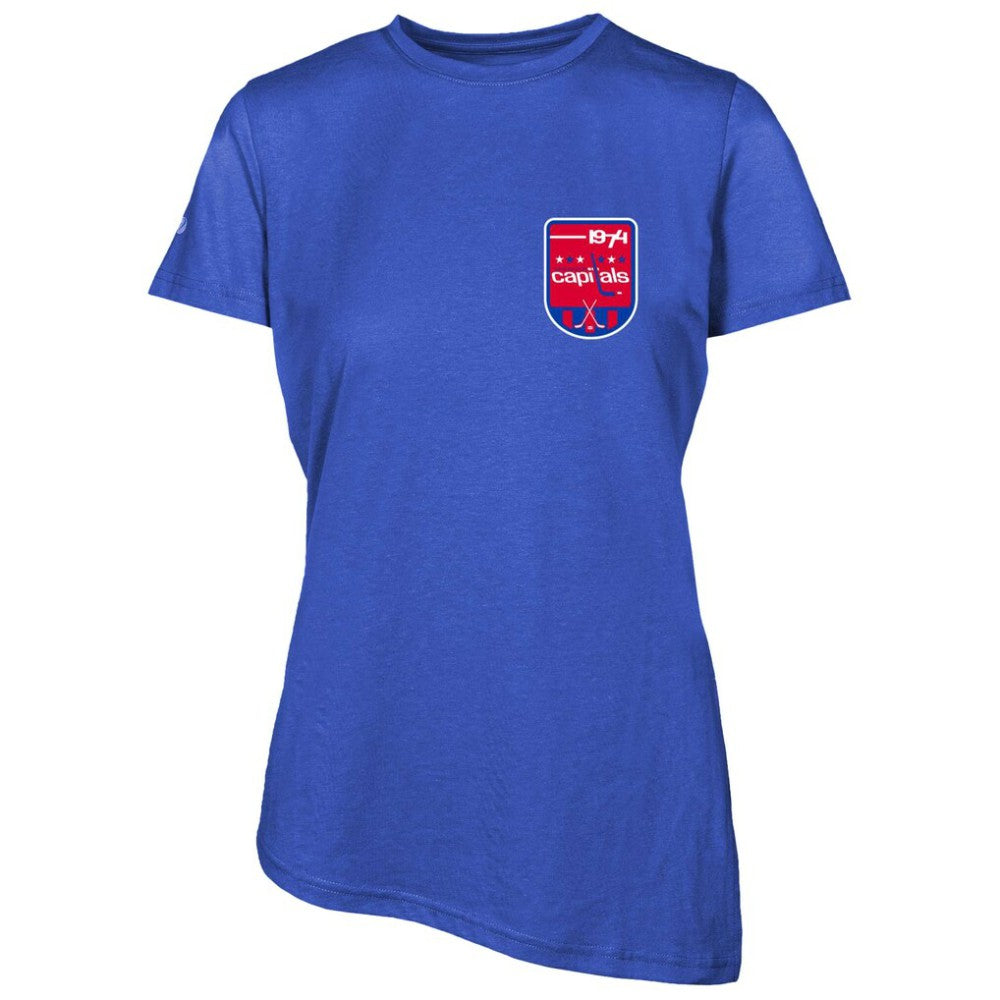 Washington Capitals Levelwear Women's Retro Birch T-Shirt - Royal - NHL 201275365
