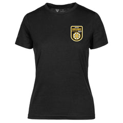Boston Bruins Levelwear Women's Retro Maddox T-Shirt - Black - NHL 201275376