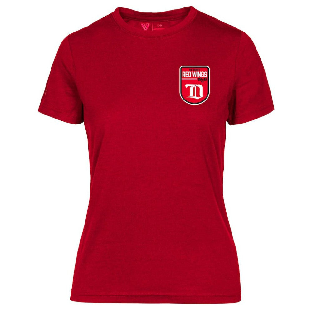 Detroit Red Wings Levelwear Women's Retro Maddox T-Shirt - Red - NHL 201275380