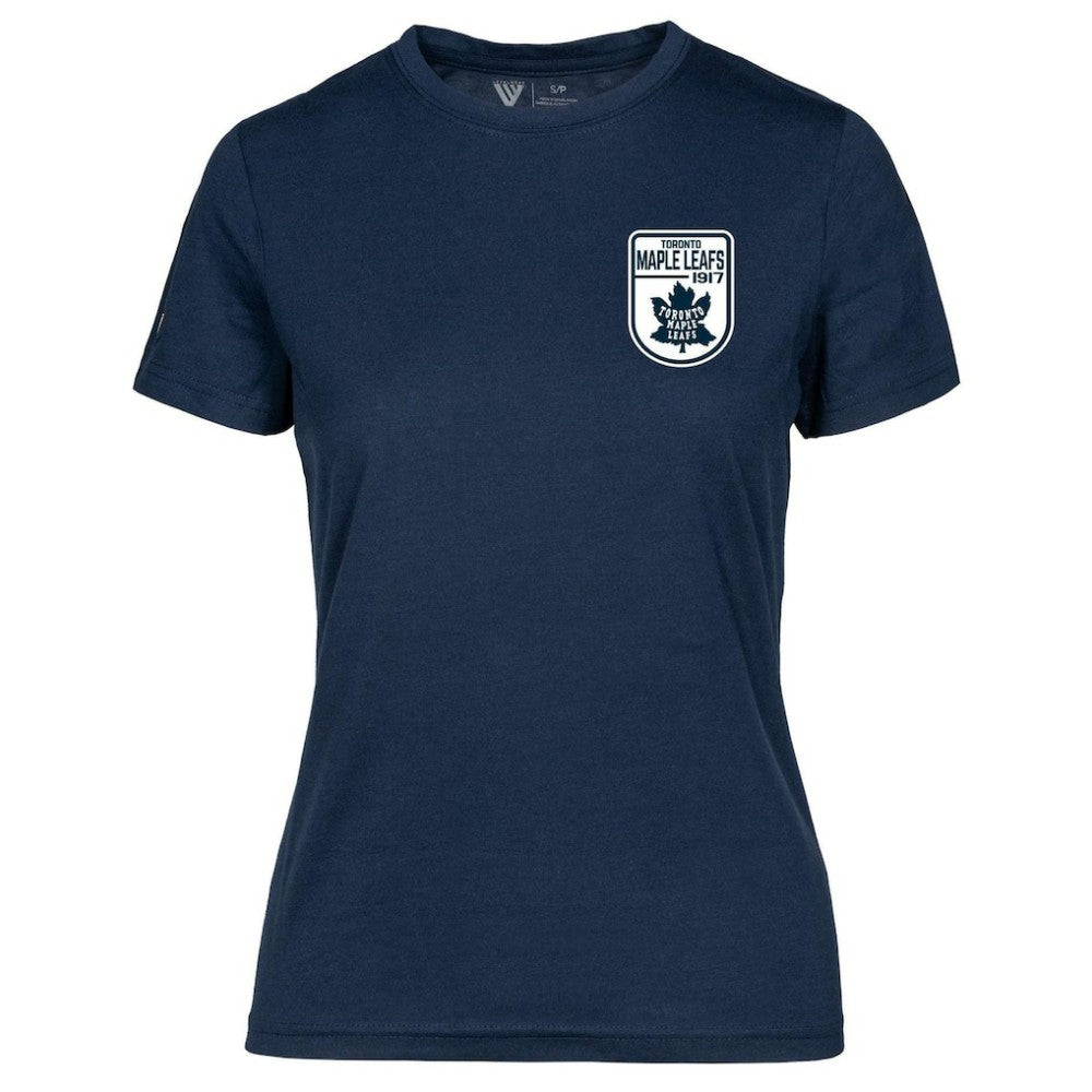 Toronto Maple Leafs Levelwear Women's Retro Maddox T-Shirt - Navy - NHL 201275387