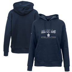 Toronto Maple Leafs Levelwear Women's Retro Adorn Spellout Pullover Hoodie - Navy - NHL 201275449