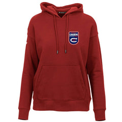 Montreal Canadiens Levelwear Women's Retro Adorn Pullover Hoodie - Red - NHL 201275467