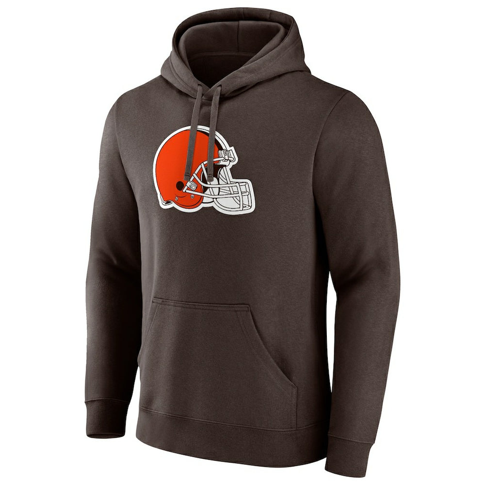 Fanatics Cleveland Browns Primary Logo Pullover Hoodie Brown