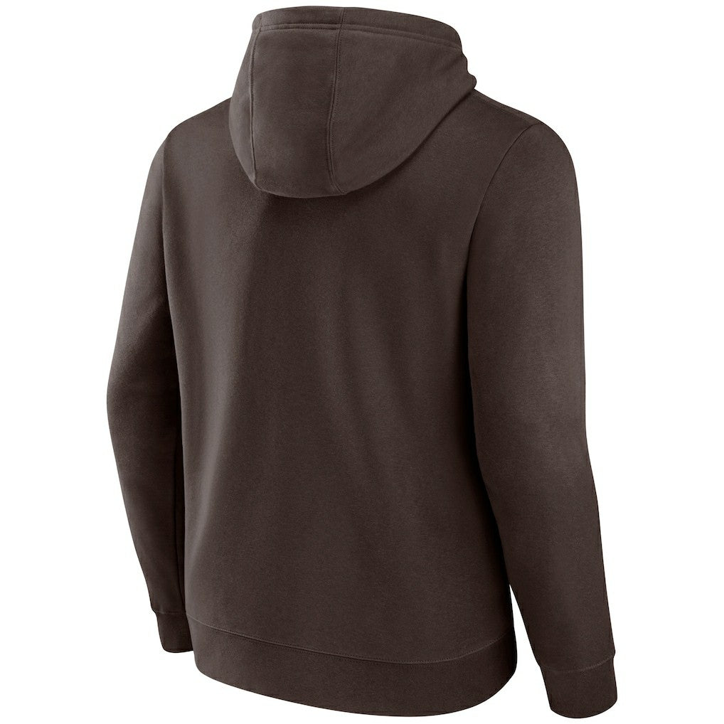 Fanatics Cleveland Browns Primary Logo Pullover Hoodie Brown