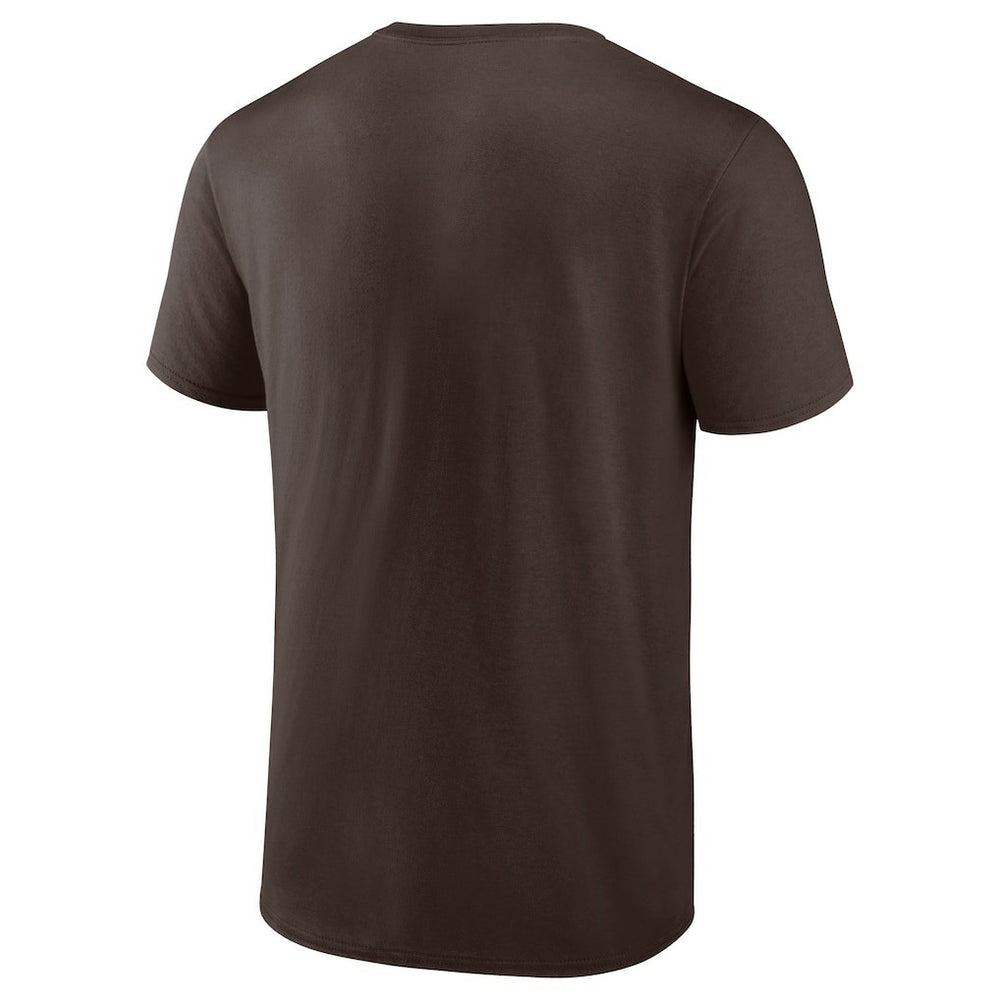 Fanatics Cleveland Browns Adult Primary Logo T-Shirt Brown