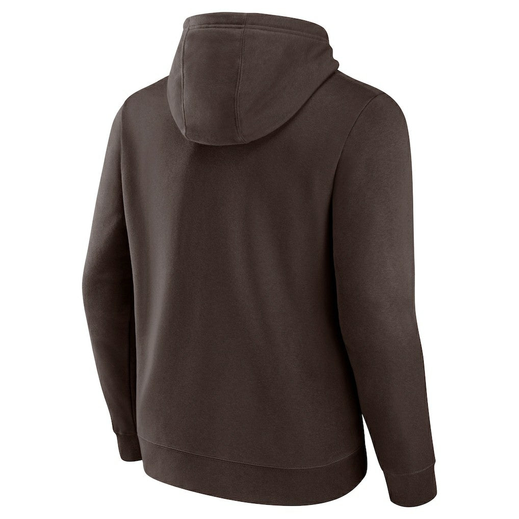 Fanatics Cleveland Browns Team Lockup Pullover Hoodie Brown