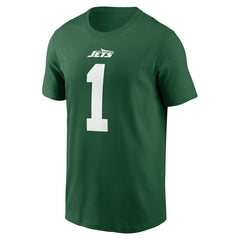 Nike Sauce Gardner New York Jets Name & Number T-Shirt Green