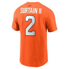 Nike Patrick Surtain II Denver Broncos Name & Number T-Shirt Orange