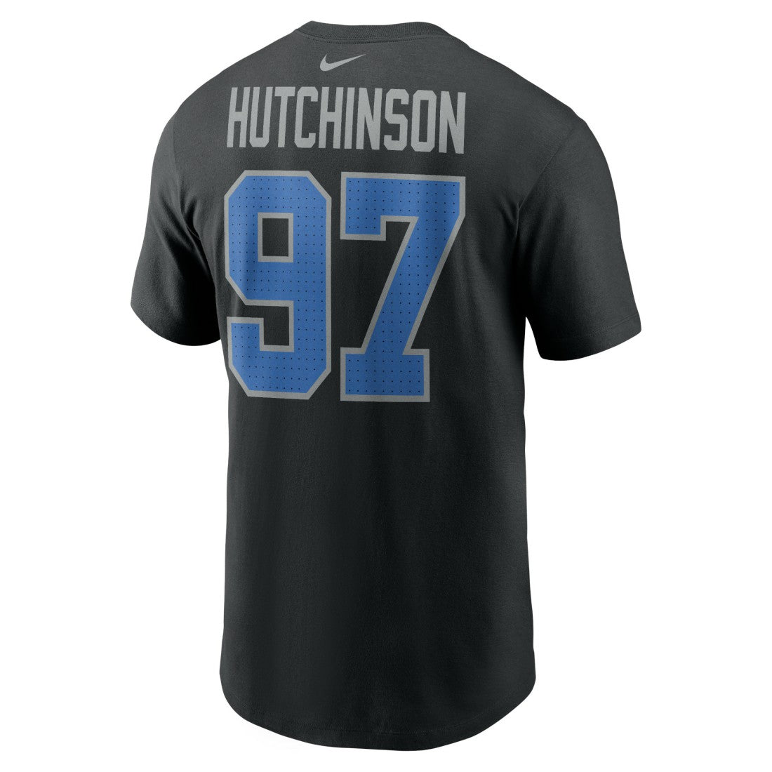 Nike Aidan Hutchinson Detroit Lions Player Name & Number T-Shirt Black