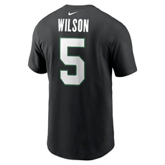 Nike Garrett Wilson New York Jets Name & Number T-Shirt Black