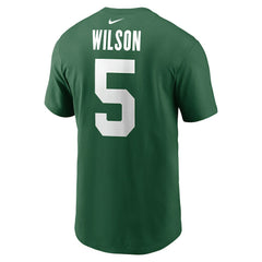 Nike Garrett Wilson New York Jets Name & Number T-Shirt Green