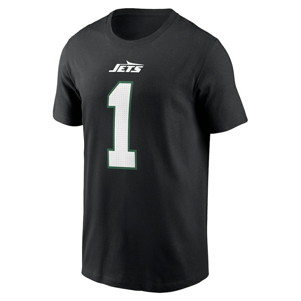 Nike Ahmad Sauce Gardner New York Jets Name & Number T-Shirt Black