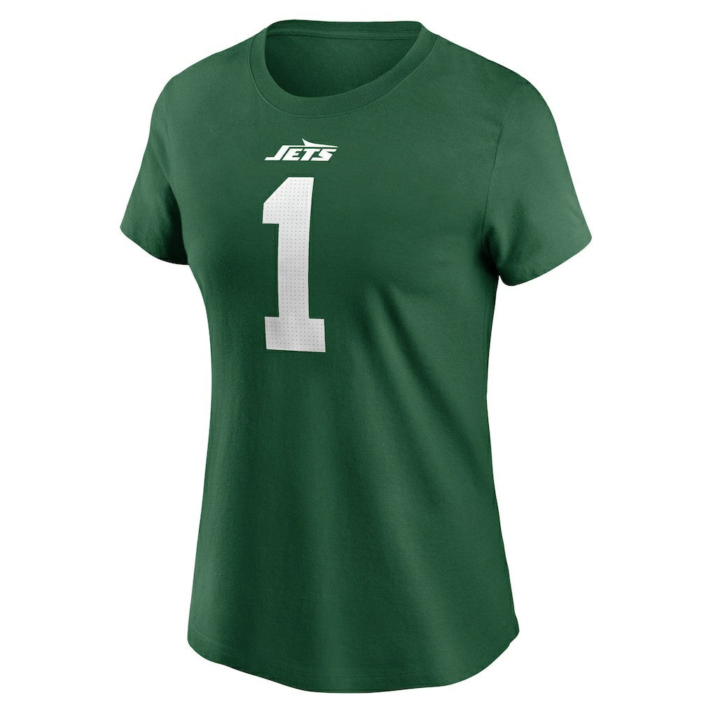 Nike Sauce Gardner New York Jets Women's Player Name & Number T-Shirt Green