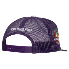 Phoenix Suns Roper Meshback Trucker Snapback Hat Purple | Mitchell & Ness Near Me