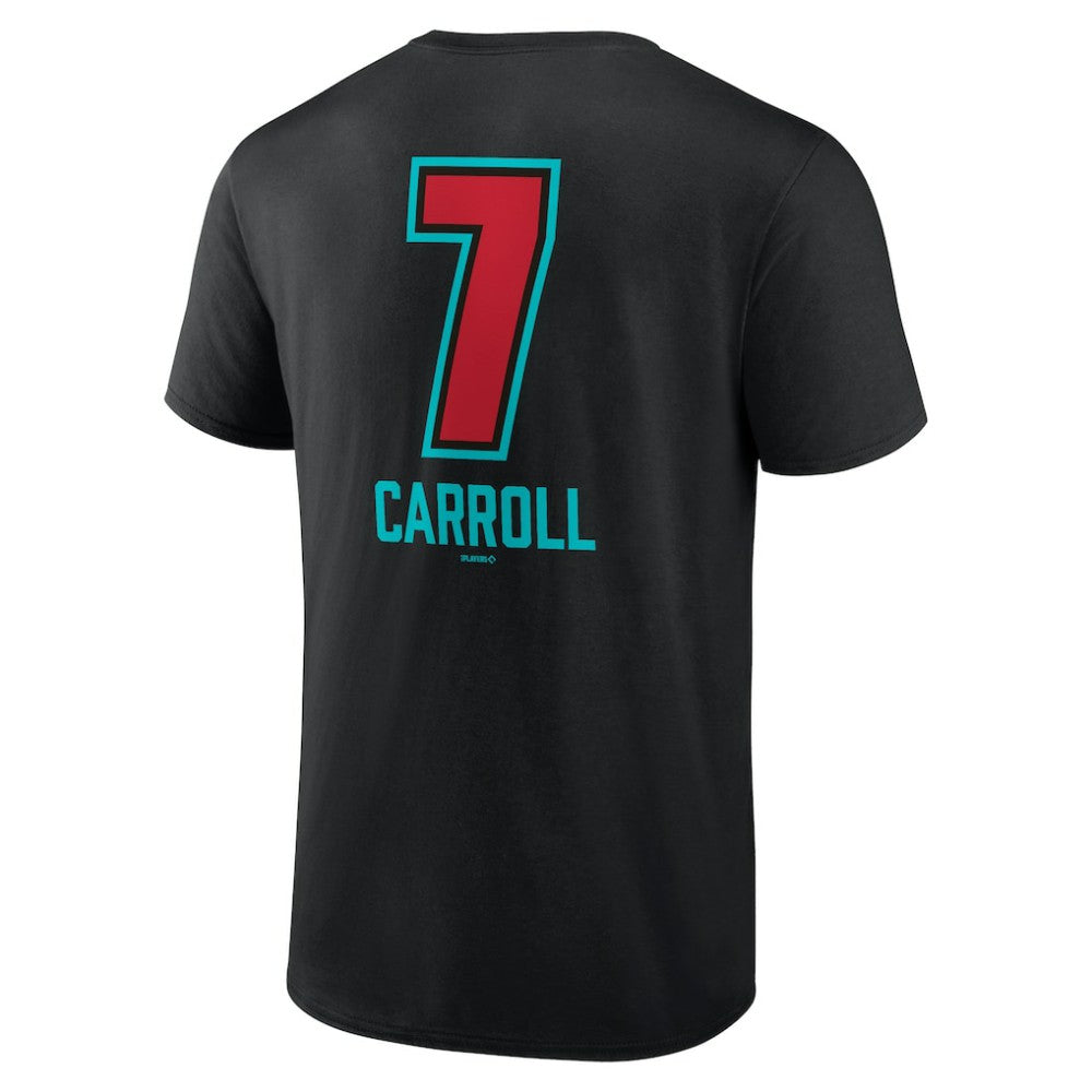 Corbin Carroll Arizona Diamondbacks Name & Number Fastball T-Shirt - Black - MLB on Sale