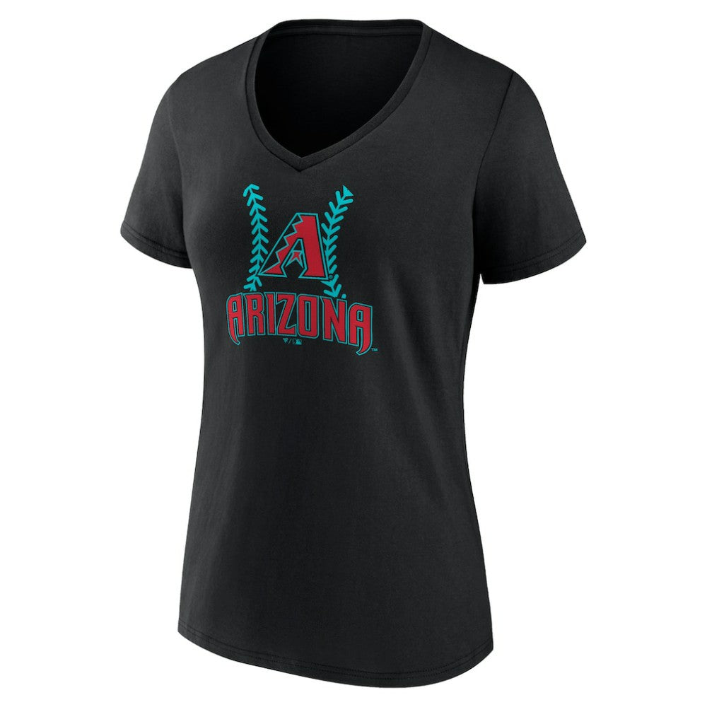 Corbin Carroll Arizona Diamondbacks Women's Name & Number Fastball V-Neck T-Shirt - Black - MLB Online