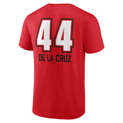Elly De La Cruz Cincinnati Reds Name & Number Fastball T-Shirt - Red - MLB Lifestyle