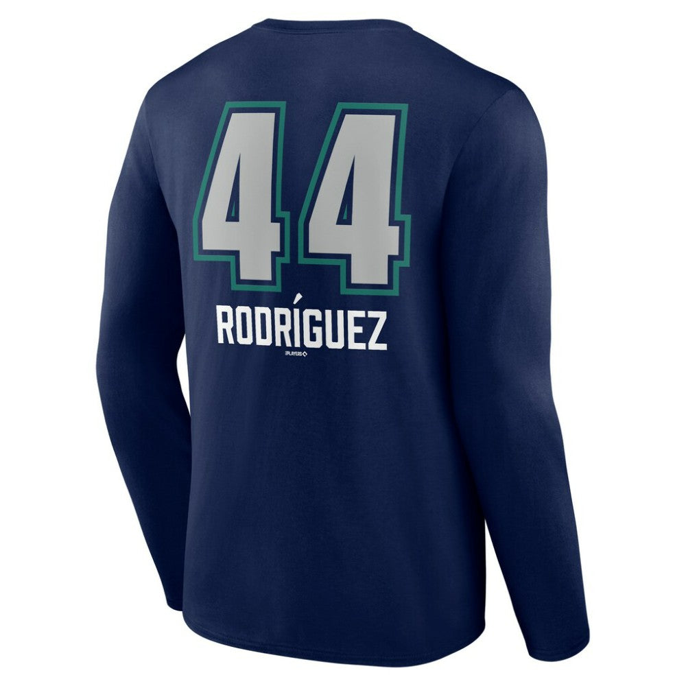 Julio Rodríguez Seattle Mariners Name & Number Fastball Long Sleeve T-Shirt - Navy - MLB Online