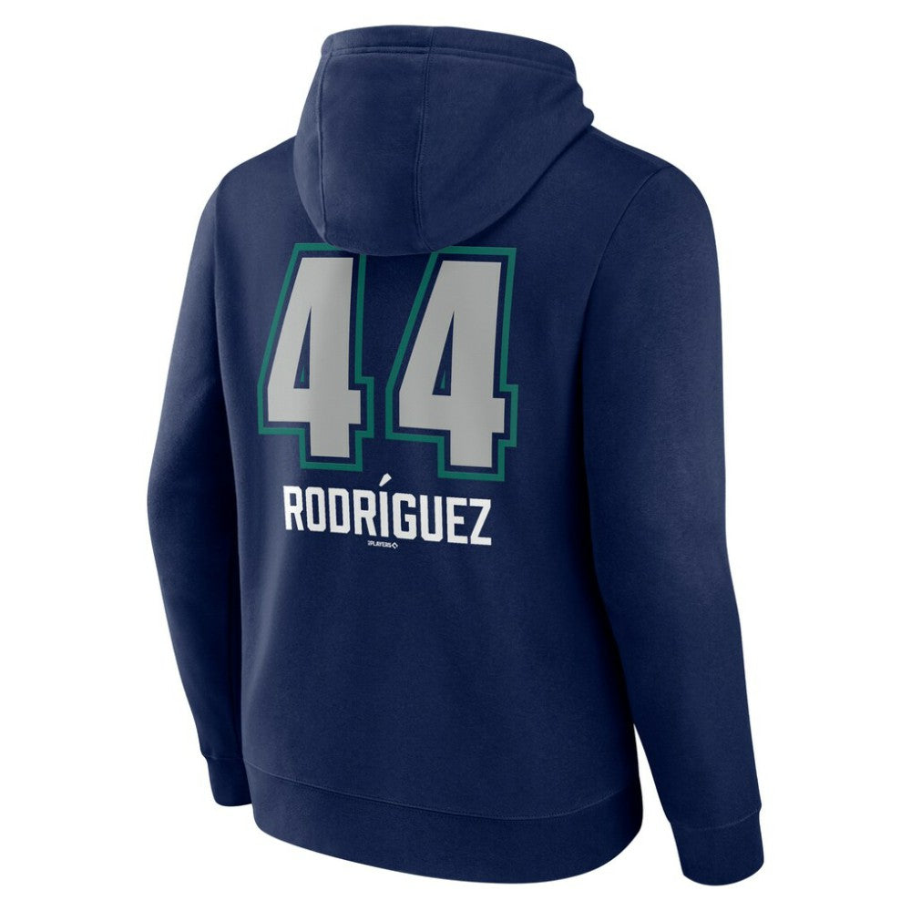 Julio Rodríguez Seattle Mariners Name & Number Fastball Pullover Hoodie - Navy - MLB Discount