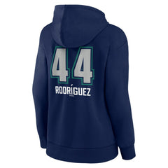 Julio Rodríguez Seattle Mariners Women's Name & Number Fastball Pullover Hoodie - Navy - MLB Discount