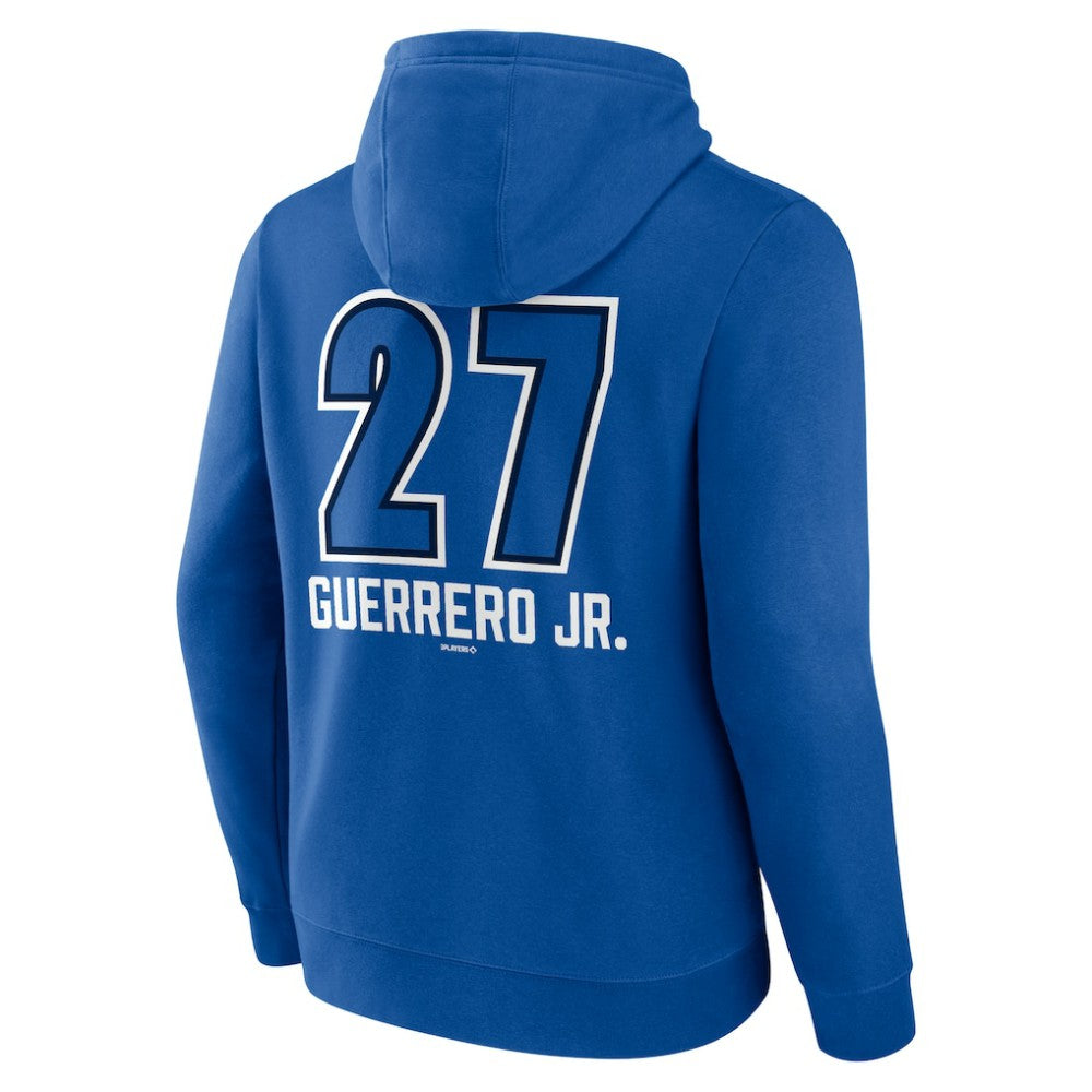 Vladimir Guerrero Jr. Toronto Blue Jays Name & Number Fastball Pullover Hoodie - Royal - MLB Sale