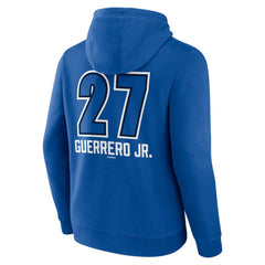 Vladimir Guerrero Jr. Toronto Blue Jays Name & Number Fastball Pullover Hoodie - Royal - MLB Sale
