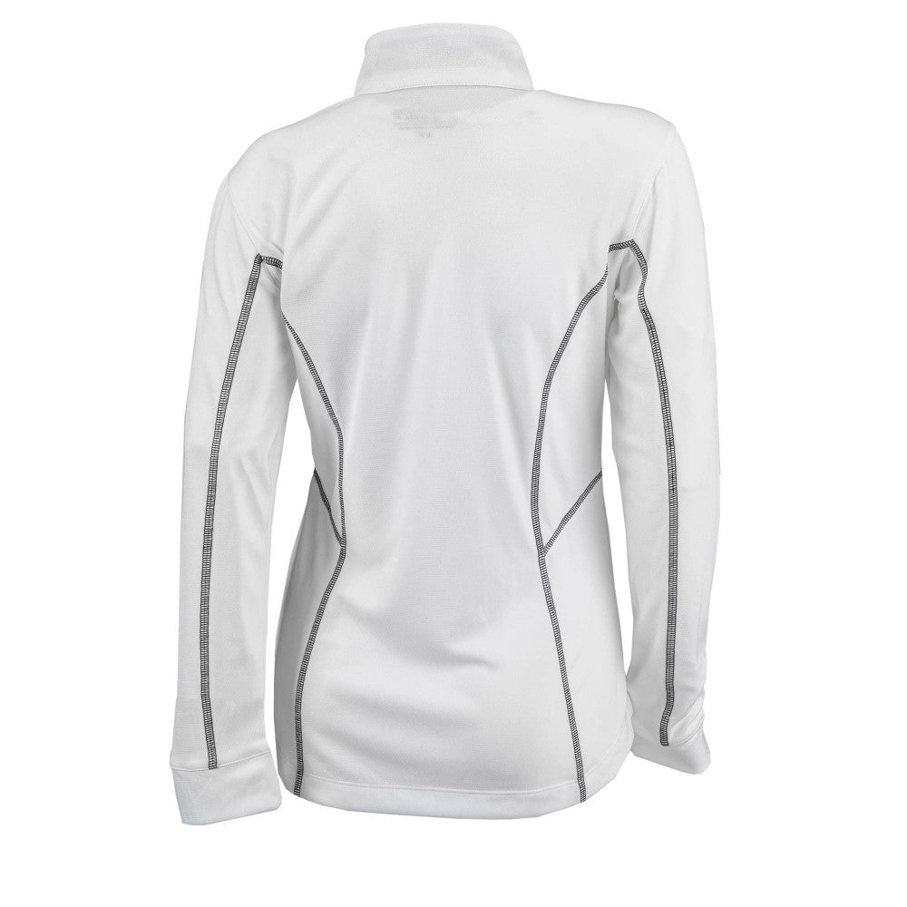 Miami Marlins Columbia Women's Omni-Wick Shotgun Quarter-Zip Pullover Top - White - Columbia Sale