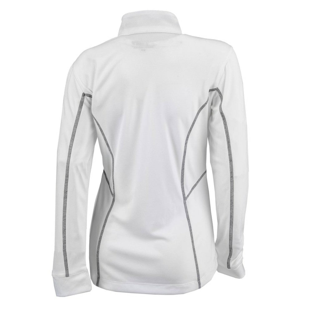 Toronto Blue Jays Columbia Women's Omni-Wick Shotgun Quarter-Zip Pullover Top - White - Columbia Discount