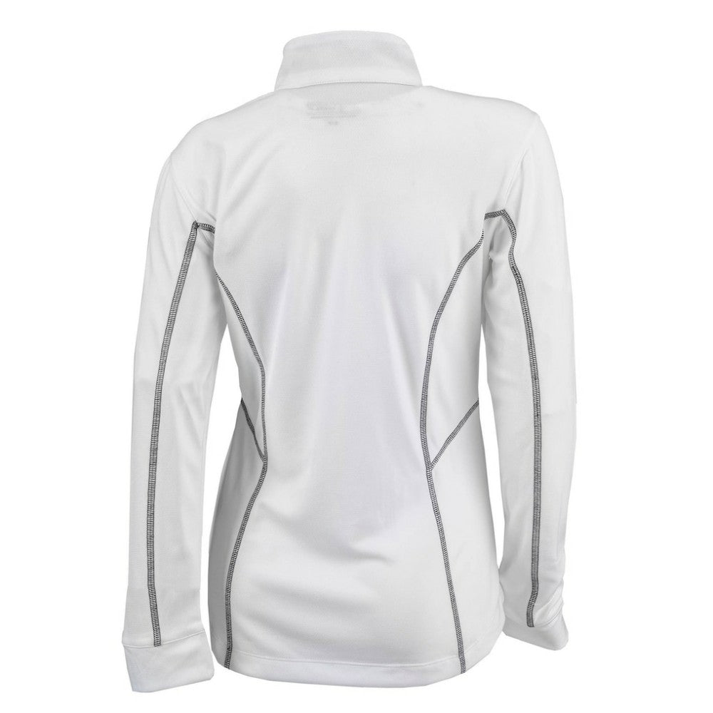 Texas Rangers Columbia Women's Omni-Wick Shotgun Quarter-Zip Pullover Top - White - Columbia on Sale