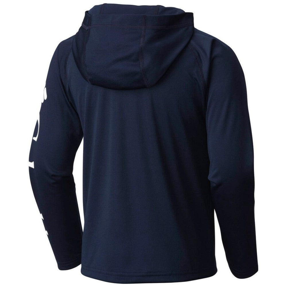 St. Louis Cardinals Columbia Youth Terminal Tackle Long Sleeve Hoodie T-Shirt - Navy - Columbia Online