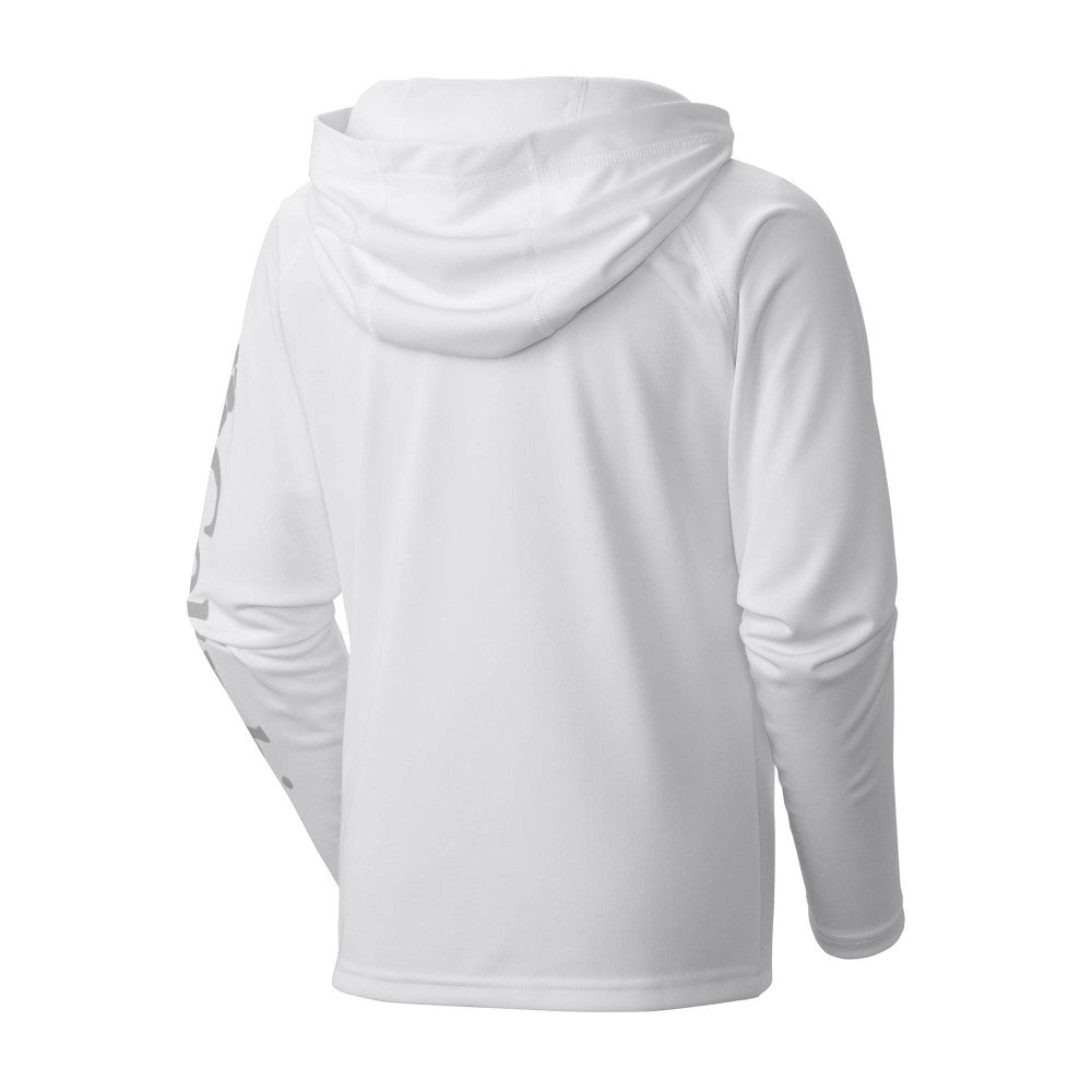Los Angeles Dodgers Columbia Youth Terminal Tackle Long Sleeve Hoodie T-Shirt - White - Columbia Lifestyle