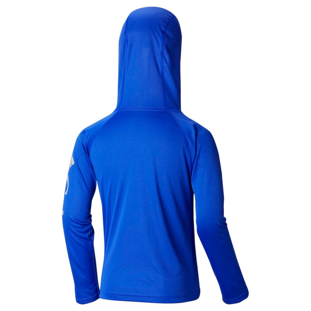 Chicago Cubs Columbia Youth Terminal Tackle Long Sleeve Hoodie T-Shirt - Royal - Columbia Online