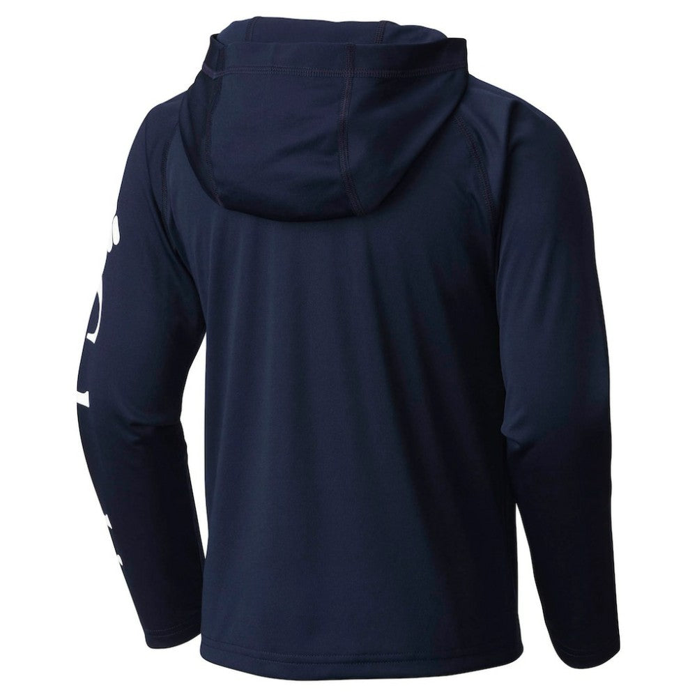 Houston Astros Columbia Youth Terminal Tackle Long Sleeve Hoodie T-Shirt - Navy - Columbia on Sale