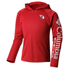 Cleveland Guardians Columbia Youth Terminal Tackle Long Sleeve Hoodie T-Shirt - Red - Columbia Sale
