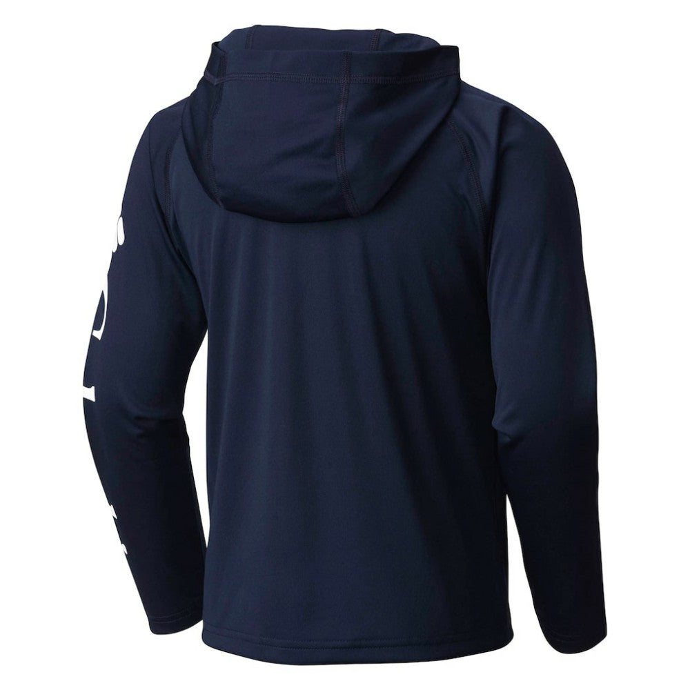 Seattle Mariners Columbia Youth Terminal Tackle Long Sleeve Hoodie T-Shirt - Navy - Columbia Lifestyle