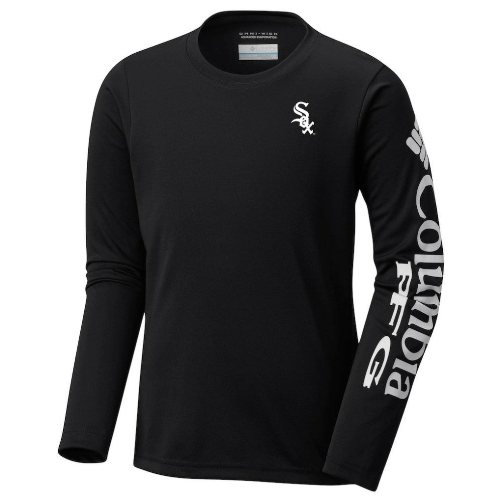 Chicago White Sox Columbia Youth Terminal Tackle Long Sleeve T-Shirt - Black - Columbia Lifestyle