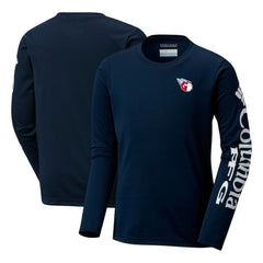 Cleveland Guardians Columbia Youth Terminal Tackle Long Sleeve T-Shirt - Navy - Columbia on Sale