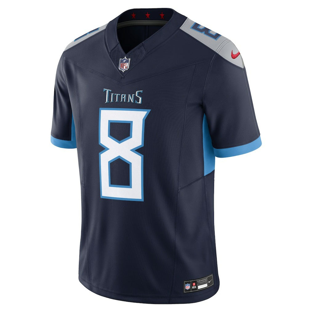Nike Will Levis Tennessee Titans Vapor F.U.S.E. Limited Jersey Navy