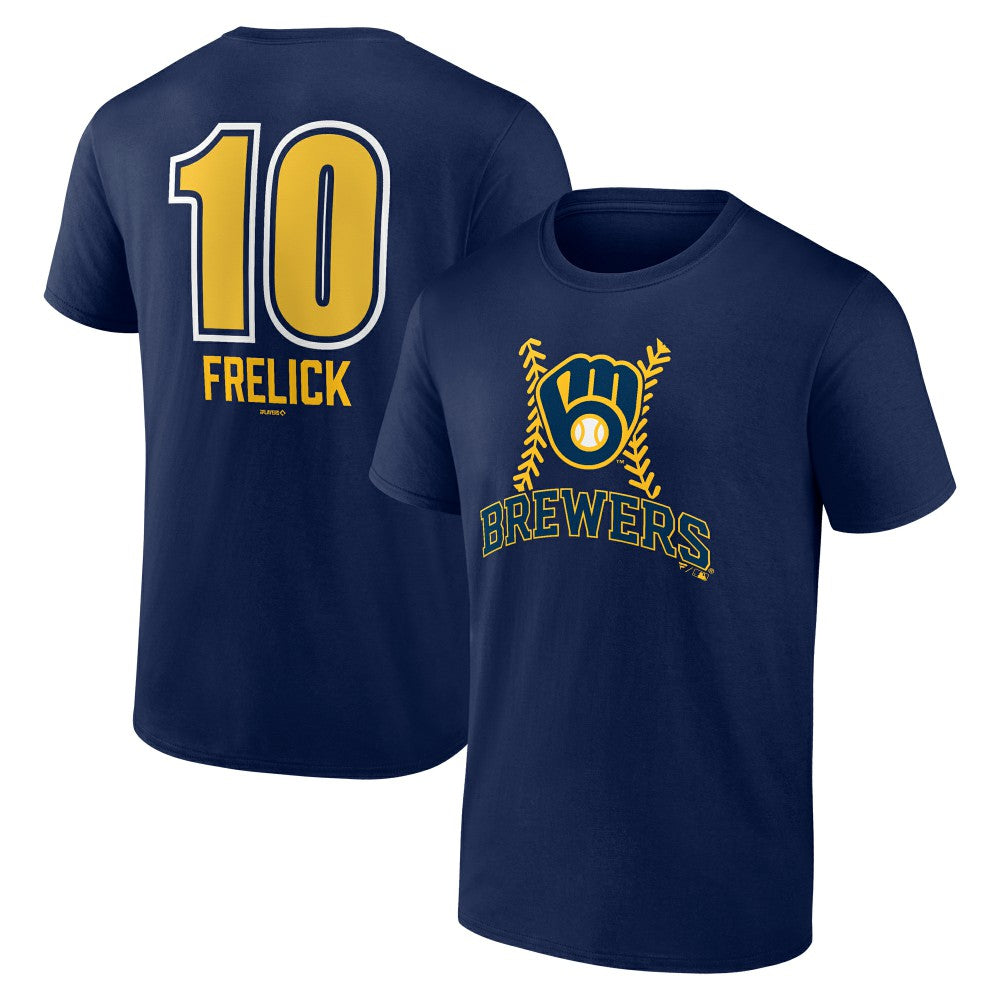 Sal Frelick Milwaukee Brewers Name & Number Fastball T-Shirt - Navy - MLB Online
