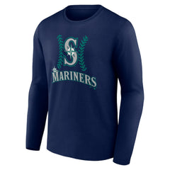 Cal Raleigh Seattle Mariners Name & Number Fastball Long Sleeve T-Shirt - Navy - MLB Sale